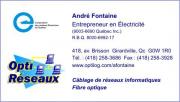 ANDRÉ FONTAINE ENTREPRENEUR EN ÉLECTRICITÉ